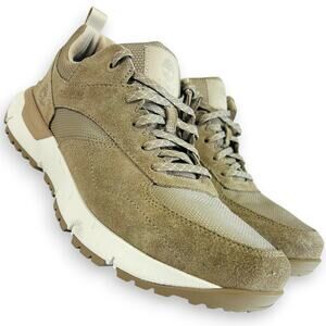 Timberland Mens 10.5 Voyage Park Trainers Timbergrip A6DTE Suede Textile Upper